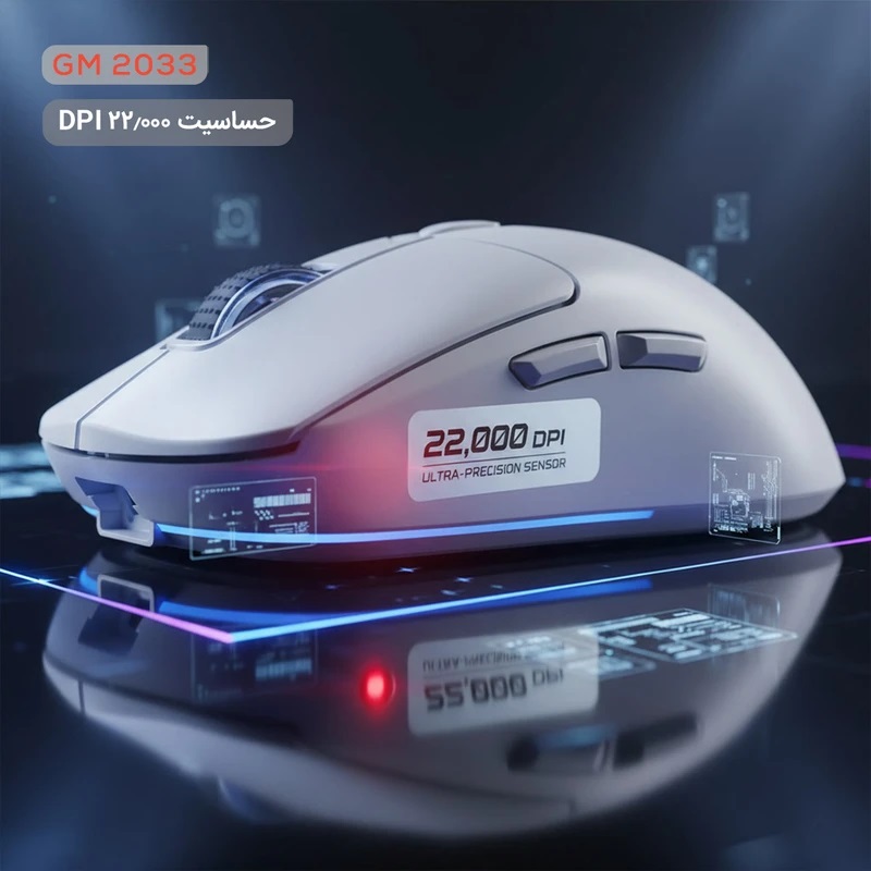 ماوس بی سیم گیمینگ تسکو مدل TSCO GM 2033