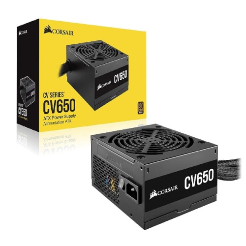 منبع تغذیه کامپیوتر کورسیر مدل CORSAIR CV650 BRONZE