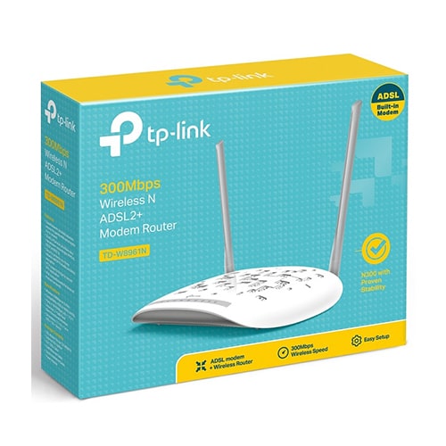 مودم روتر ADSL بی‌سیم تی پی لینک مدل TD-W8961N