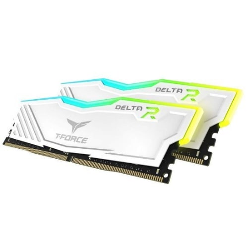 رم کامپیوتر دو کاناله TEAMGROUP DELTA RGB DDR4 3200MHz ظرفیت 32GB (2x16GB)
