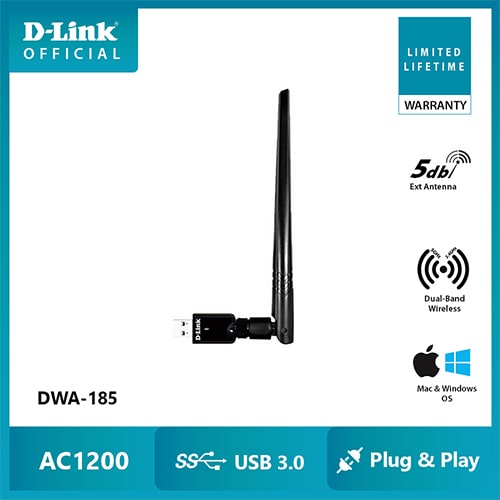 کارت شبکه بی سیم دی لینک مدل D-LINK DWA-185