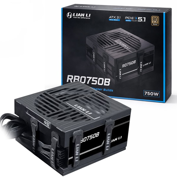 منبع تغذیه کامپیوتر 750 وات لیان لی مدل Lian Li RB 750 Black